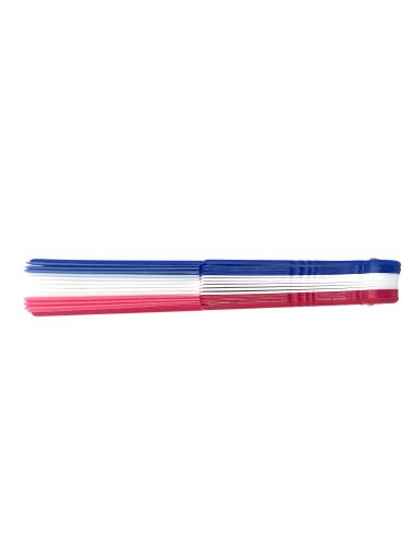 Eventail Drapeau Français - Bleu, Blanc ,Rouge