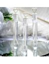 Lot de 6 Tubes Bulles à Savon pour Mariage - Dimensions : 10,5 x 1 x 1 cm