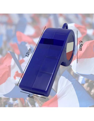 Sifflet Géant avec Cordon - Dimensions : 12 x 4 x 6,5 cm