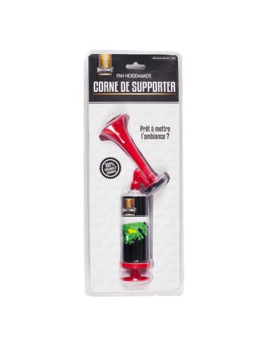 Corne de supporter manuelle - Dimensions : 37 x 15 x 5 cm
