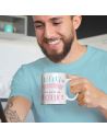 Mug "Merci beaucoup" - Dimensions : 11,5 x 8 x 9,7 cm