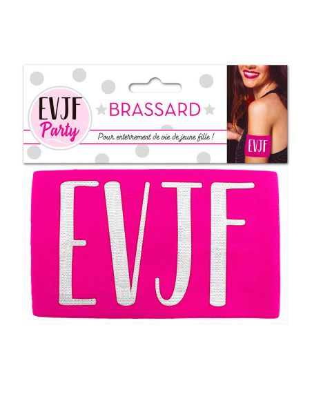 Brassard "Team EVJF" Enterrement Vie de Jeune Fille - Taille Unique
