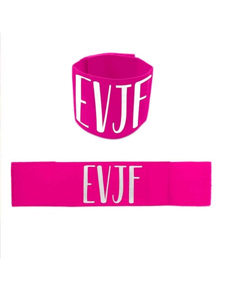 Brassard "Team EVJF" Enterrement Vie de Jeune Fille - Taille Unique