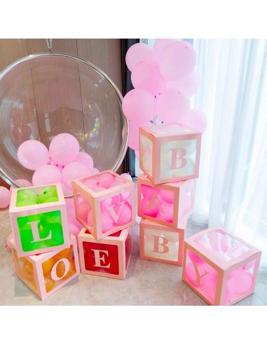 Sachet de 20 Ballons Rose Pastel - Dimensions : 30 x 30 cm