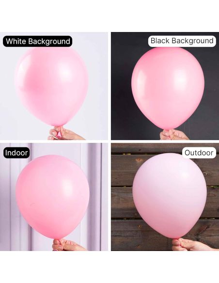Sachet de 20 Ballons Rose Pastel - Dimensions : 30 x 30 cm