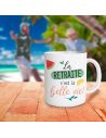 Mug "La retraite, c'est la belle vie !" - Dimensions : 11,5 x 8 x 9,5 cm