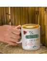 Mug "La retraite, c'est la belle vie !" - Dimensions : 11,5 x 8 x 9,5 cm