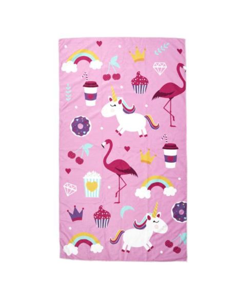 Serviette de Bain enfant - Dimensions : 120x60cm - Existe en 2 modèles