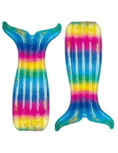 2 Matelas Gonflable "Sirène" 170cm Multicolore