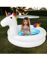 Accessoires de Plage / Piscinette Licorne Gonflable / Dimensions : 192 x 130 x 95 cm