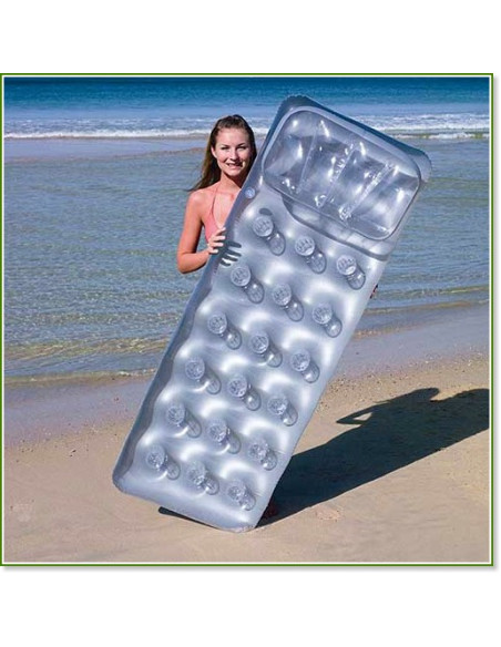 Matelas Gonflable Alvéolé avec Oreiller / Dimensions :  188x71x15 cm