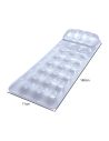 Pack de 3 Matelas Gonflables Alvéolé avec Oreiller - Dimensions :  188x71x15 cm