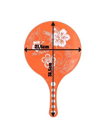 Ensemble 2 Raquettes de Plage + balle - coloris au choix