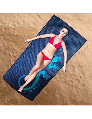 Natte  de Plage Roulée Imprimée 178 x 86 cm - 2 Modèles Différents