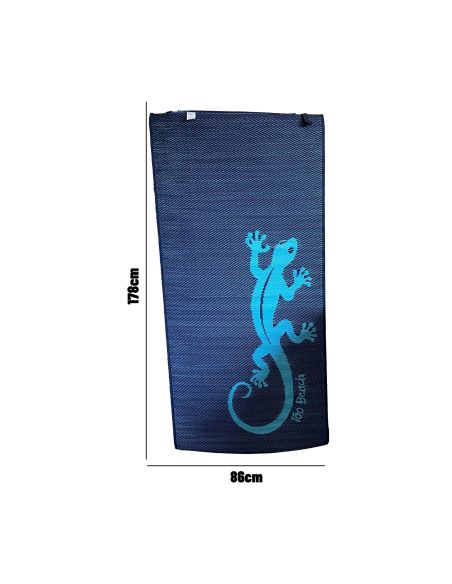 Natte  de Plage Roulée Imprimée 178 x 86 cm - 2 Modèles Différents
