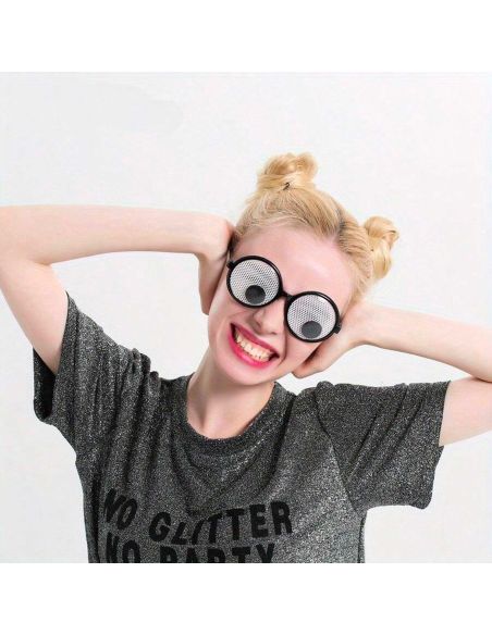 Lunettes gros yeux mobiles