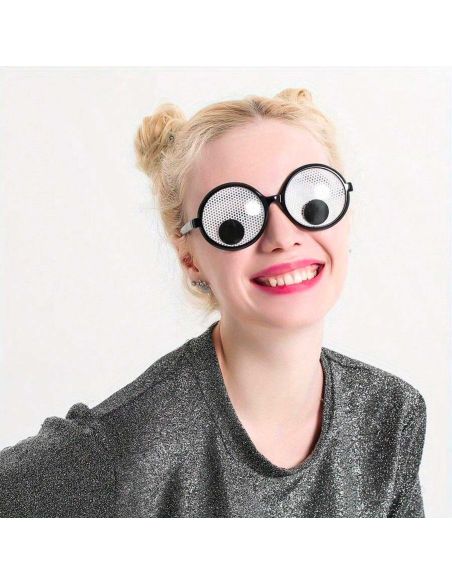 Lunettes gros yeux mobiles