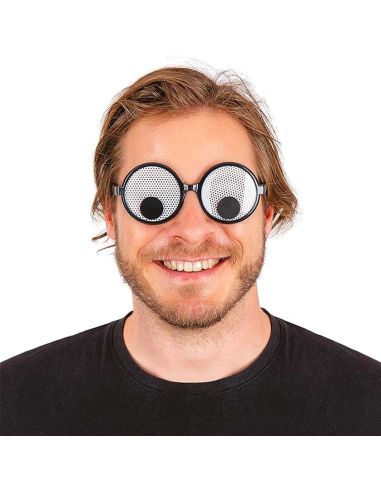 Lunettes gros yeux mobiles