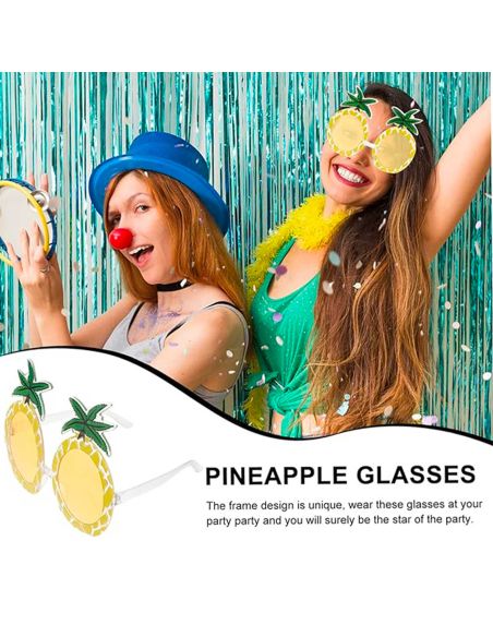 Lunettes ananas - Couleurs : Jaune et Vert