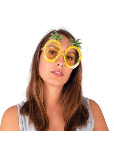 Lunettes ananas - Couleurs : Jaune et Vert