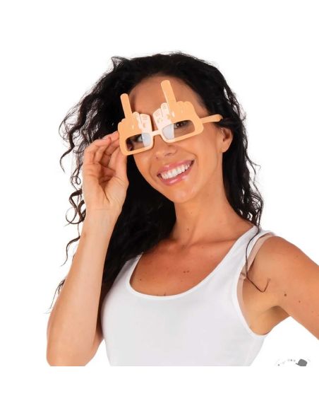 Lunettes doigt d'honneur
