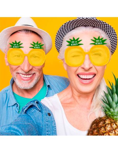 Lunettes Ananas "Vive la Retraite"