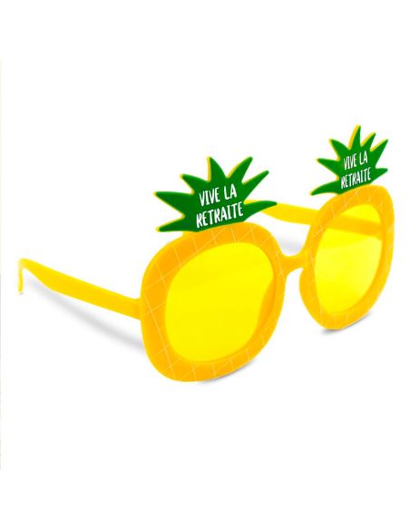 Lunettes Ananas "Vive la Retraite"