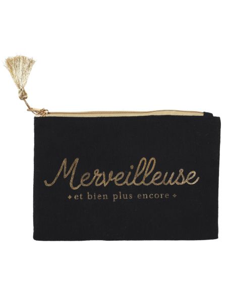 Pochette en Gaze De Coton - 6 modèles Disponibles - Dimensions : 19 x 15 cm