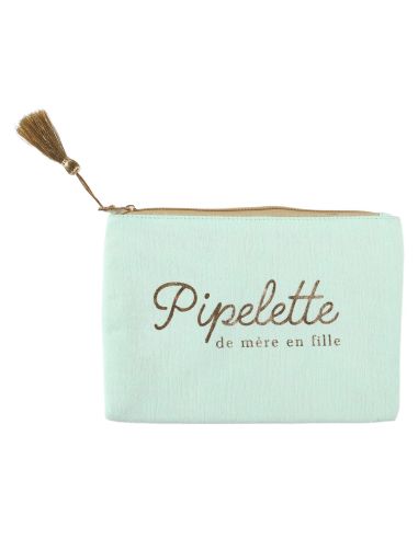 Pochette en Gaze De Coton - 6 modèles Disponibles - Dimensions : 19 x 15 cm