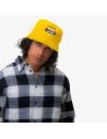 Chapeau bob "Ici on boit la vie en jaune" - Taille Unique