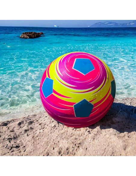 Ballon de Plage Multicolore Dégonflable / Ø23 cm