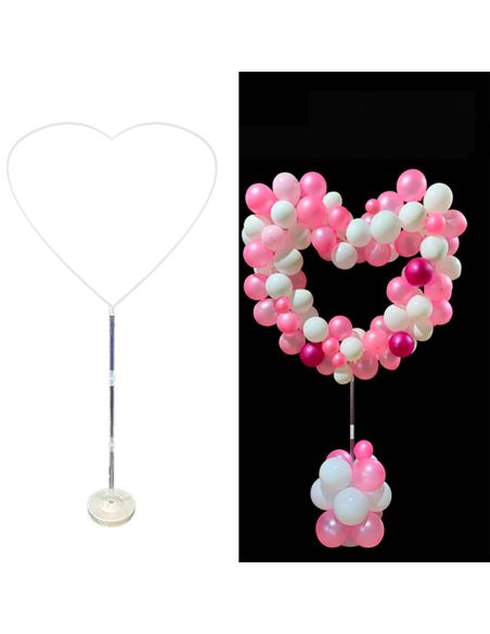 Support à ballon Coeur