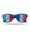 Lunettes - bleu, blanc, rouge