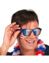 Lunettes - bleu, blanc, rouge