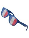 Lunettes - bleu, blanc, rouge