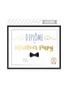Cadre Diplôme du Meilleur Papy - Dimensions :  25,5 x 21 x 1,5 cm