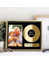 Cadre Photo Disque d'Or Papy en Or - Dimensions : 26 x 21 x 1,5 cm