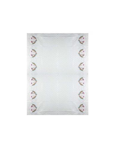 Nappe anniversaire Licorne - Dimension 137 x 183 cm