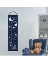 Toise à motif Enfant "My Little Héros" - Dimension 32 x 1,3 x 147 cm