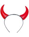 Serre-tête Cornes de Diable - Rouge - Taille unique