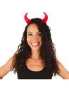 Serre-tête Cornes de Diable - Rouge - Taille unique