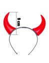 Serre-tête Cornes de Diable - Rouge - Taille unique