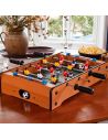 Jeu De Table Baby-Foot avec 2 Panneaux de Score et 2 Balles / Matière : Bois, Métal et Plastique Haute Résistance / Dimensions :