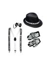 Déguisement Halloween - Set accessoires squelette - adulte - taille unique