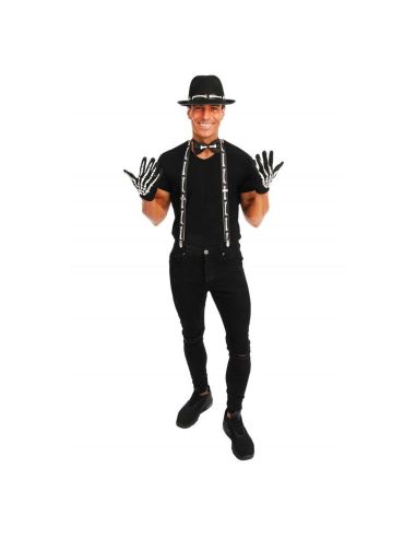 Déguisement Halloween - Set accessoires squelette - adulte - taille unique