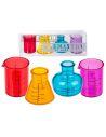 Set de 4 Verres shooter Chimiste - Dimensions : 4,5 x 5 cm