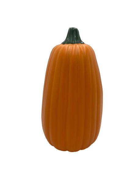 Décoration Halloween Citrouille Lumineuse  Allongée- Dimensions : 34 x 18 cm