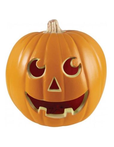 Décoration Halloween Citrouille Lumineuse - Dimensions : 23 x 22 cm