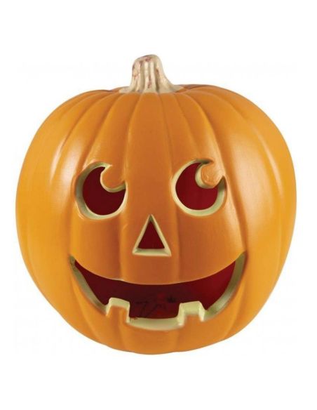 Décoration Halloween Citrouille Lumineuse - Dimensions : 23 x 22 cm