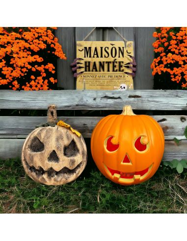 Citrouille Halloween - Dimensions : 24 x 19 cm
